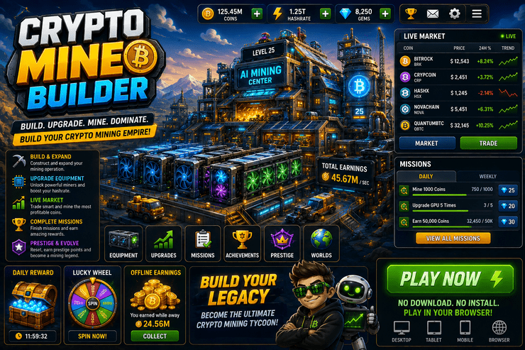 Crypto Mine Builder